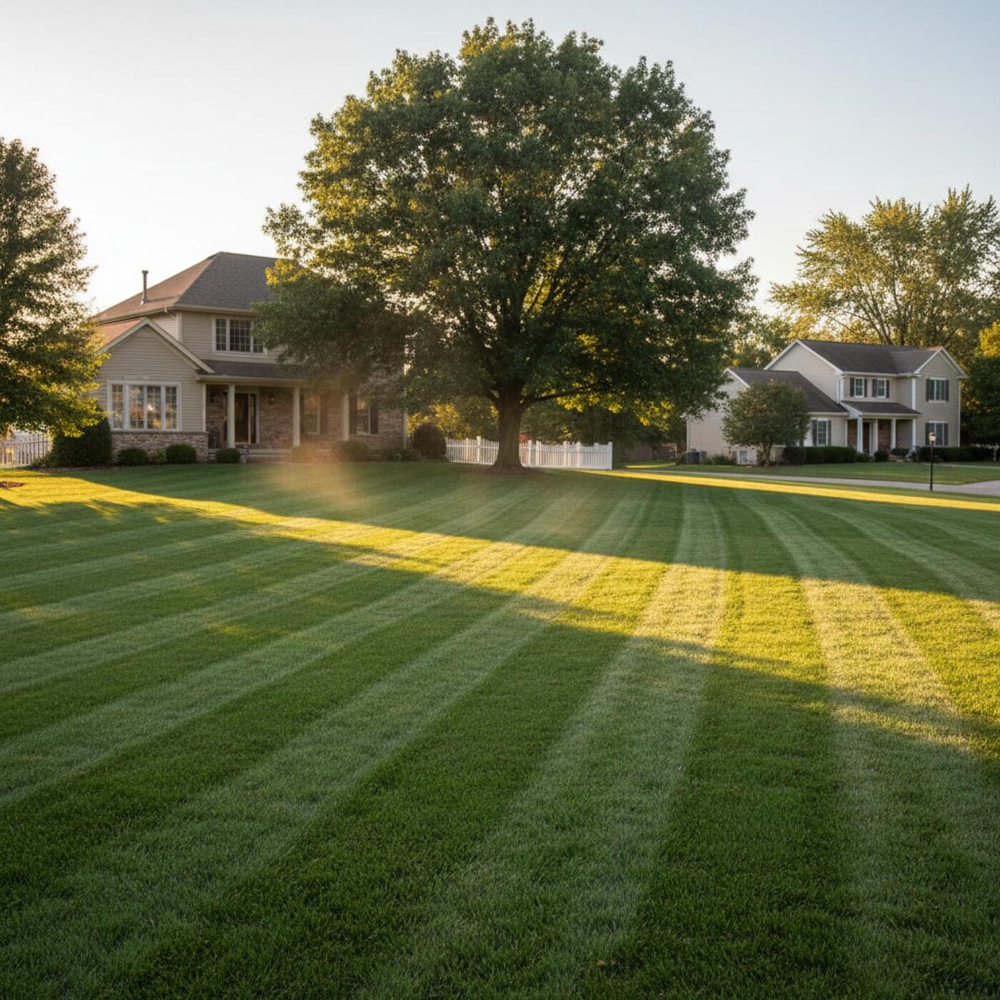 Beautifully maintained lawn in O'Fallon MO